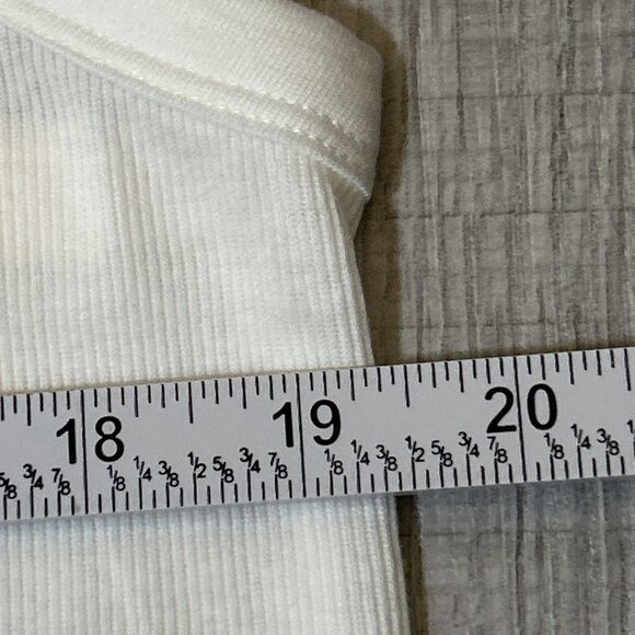 NWT Wild Fable Ribbed Tank Top White Sleeveless Basic Women’s Size 1X Plus - Picture 11 of 14